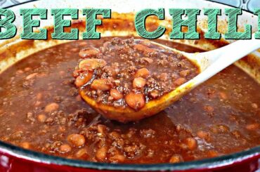 HOMEMADE BEEF CHILI Recipe | Easy Recipe for Chili | Simply Mama Cooks