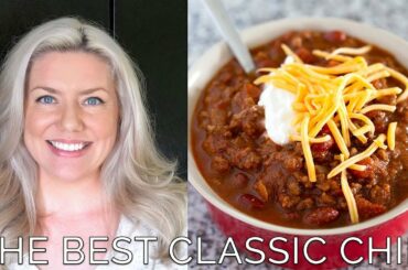 The Best Classic Chili Recipe