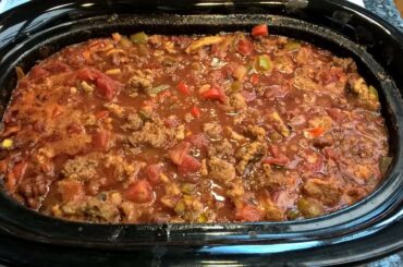 Homemade Slow Cooker Chili