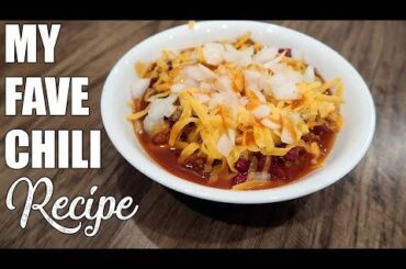 My Favorite Chili Recipe | Quick and Easy Tailgate Chili