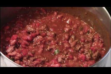Firehouse Chili - spicy homemade chili recipe