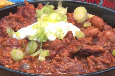 Bacon Cheeseburger Chili recipe by the BBQ Pit Boys