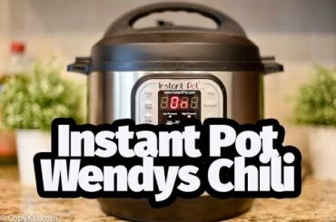 How to Make Instant Pot Wendys Chili