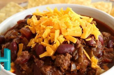 How to Make Chili With Beans |  Non-Texas Chili Recipe | Hilah Cooking