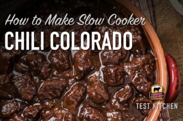 Slow Cooker Chili Recipe: Beef Chili Colorado