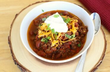 Beef Chili Recipe - How to Make Homemade Chili