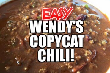 Wendy's Inspired Chili Recipe - Ninja or Stovetop