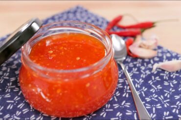 Sweet Chili Sauce Recipe | Thai Recipes นำ้จิ้มไก่