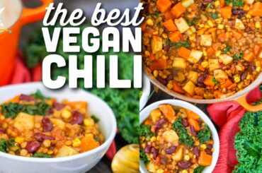 Hearty Vegan Chili Recipe | Plant-based, Oil-free