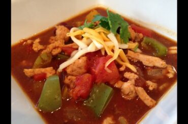 Pumpkin Turkey Chili Recipe - HASfit Pumpkin Chili Recipes - Healthy Chili Recipe