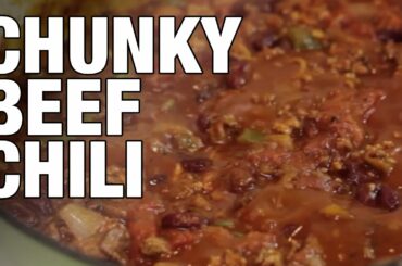 The Best Chunky Beef Chili Recipe | The Hungry Bachelor