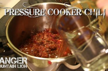Chili Recipe - 8 Minute Chili in a Pressure Cooker
