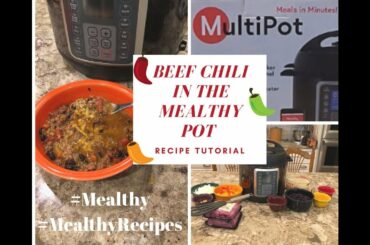 Mealthy MultiPot Beef Chili Recipe Tutorial #Mealthy #MealthyRecipes