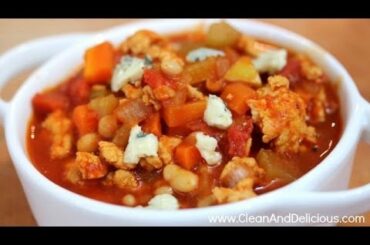 Buffalo Chicken Chili Recipe - A Healthy Super Bowl Recipe