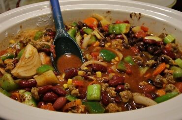 Dad's Vegetable Chili Recipe Plus Other Vegan Food