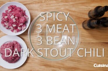 Spicy 3 Meat, 3 Bean Chili Recipe