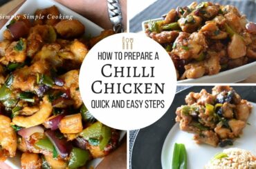 Chicken Chili Recipe | How to make Chilli Chicken| Quick Recipe | Simply Simple Cooking