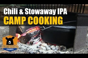 Outdoor Cooking Chili Recipe Using a Cast Iron Dutch Oven Camping