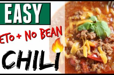 🥘EASY KETO CHILI ● NO BEAN KETO CHILI RECIPE IN THE INSTANT POT ● LOW CARB BEANLESS CHILI CON CARNE