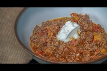 Basic Low Carb Chili Recipe | Badtuber Cooking and More