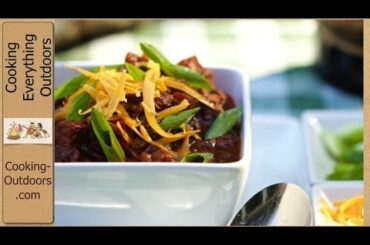 Easy and Delicious Grilled Steak Dutch oven Chili Recipe