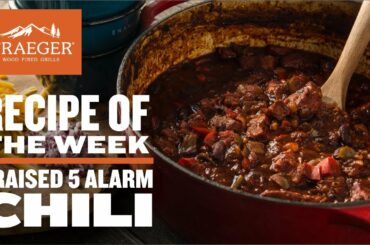 Braised 5 Alarm Texas Chili Recipe | Traeger Grills