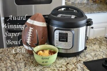 SUPER BOWL CHILI--🏅Award Winning🏅 Epic Instant Pot Recipe! 🍵