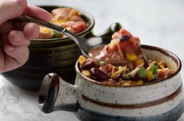 Crockpot Chicken Thigh Taco Chili Recipe Video