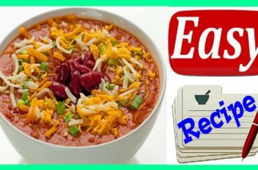 How To Make McCormick Chili