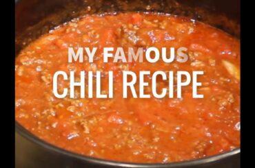 How to Make an Award Winning Chili Recipe | MY HEAVENLY RECIPES