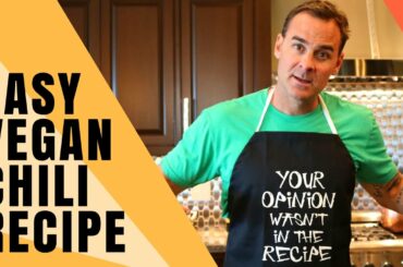 Easy Vegan Chili Recipe for Beginners [feat. The Hangry Chef]
