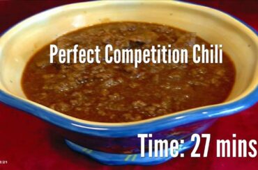 Perfect Competition Chili Recipe