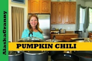 Pumpkin Chili Recipe- Pantry Clean Out Recipe Food Storage Meals