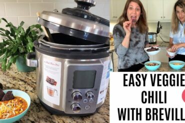 The EASIEST Vegetarian Chili Recipe | Breville Fast Slow Pro Pressure Cooker REVIEW