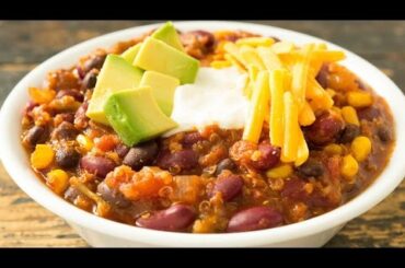 Meatless Quinoa Chili Recipe