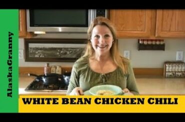 White Bean Chicken Chili Pantry Clean Out Recipe- Food Storage Recipe