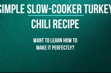 Turkey Chili Recipe - Turkey +Veggie Chili Recipe | Easy Healthy Turkey Chili