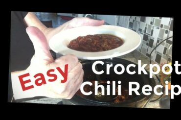 Comfort CHILI Recipe CROCK POT Instant Pot Stovetop | Fast and Easy Chili Soup | Oct 2019 R5