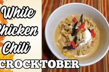 Dump & Go White Chicken Chili Crock Pot Recipe Crocktober
