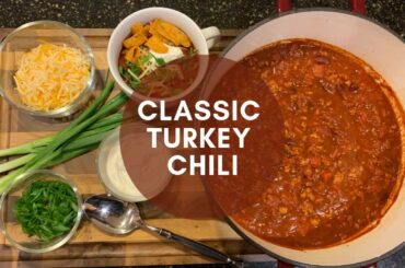 One Pot Turkey Chili Recipe *Cozy Fall Meal Ideas*