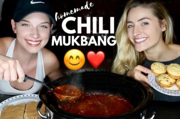 HOMEMADE CHILI RECIPE & MUKBANG