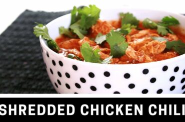 SHREDDED CHICKEN CHILI RECIPE - LOW CARB KETO CHILI