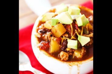 Healthy Turkey Chili Recipe - Spice Up Ground Turkey In A Delicious Meal! - by Pip and Ebby