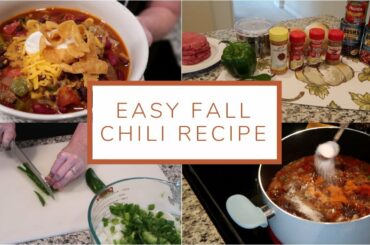 Easy Fall Chili Recipe