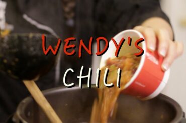 The Secret to Wendy's Chili Recipe SHORT | HellthyJunkFood