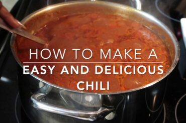 Easy and Delicious Chili | Cook with Me | KitchenNotesfromNancy