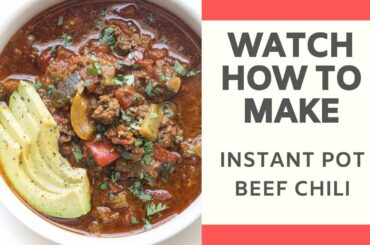 Whole30 + Keto Instant Pot Chili