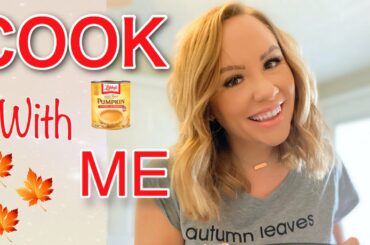 COOK WITH ME! | FALL EDITION | PUMPKIN CHICKEN CHILI | COLLAB WITH COURTNEY FORD!!