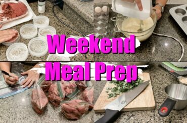 WEEKEND MEAL PREP | HOT DOG CHILI RECIPE | FREEZER COOKING | LIVING IN THE MOM LANE