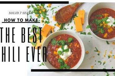 The BEST CHILI Recipe EVER | Comfort Food|